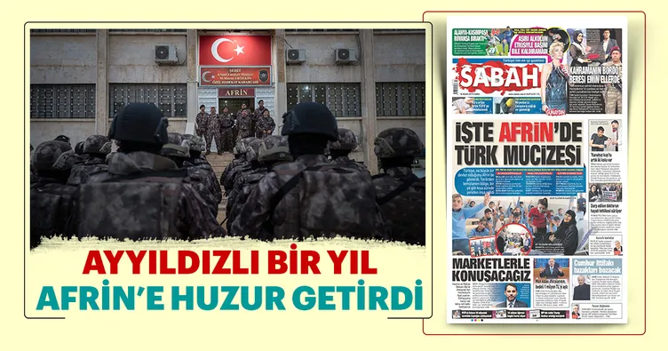 Ayyıldızlı bir yıl Afrin’e huzur getirdi