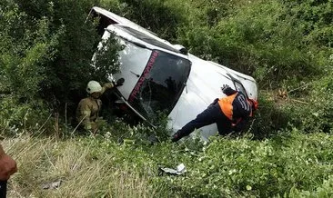 Şile yolunda trafik kazası: İtfaiye termal kamera ile yaralı aradı