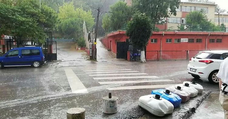 Zonguldak’ta sağanak yağış etkili oldu