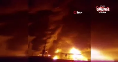 Rusya, Jitomir bölgesinde yakıt deposunu vurdu | Video