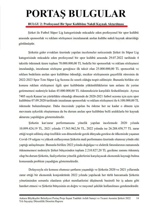 Mansur Yavaş’ın prensi Mesut Özarslan PORTAŞ’ı batırdı: Skandalı Sayıştay raporu belgeledi!