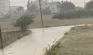 Osmaniye'de şiddetli sağanak: Cadde ve yollar göle döndü #osmaniye