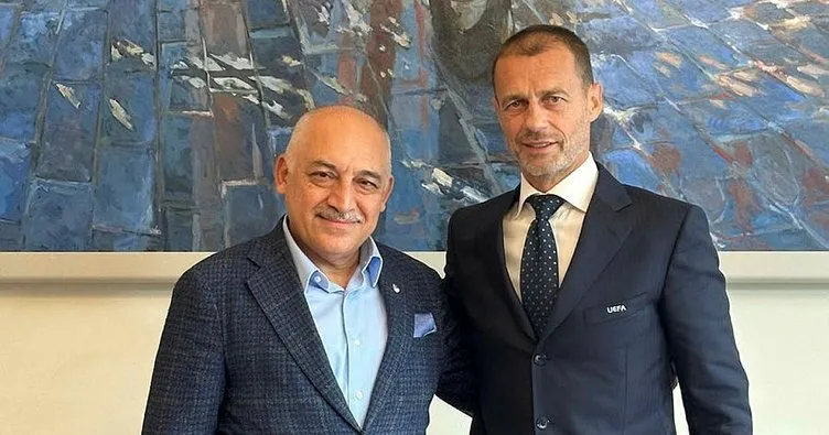 UEFA Başkanı Ceferin, TFF Başkanı Büyükekşi’yi tebrik etti