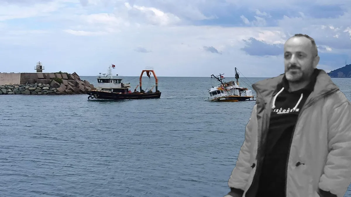 Karadeniz'de saldırıya uğrayan ve batan balıkçı teknesi