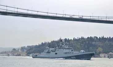 Rus donanması İstanbul Boğazı’ndan geçti!