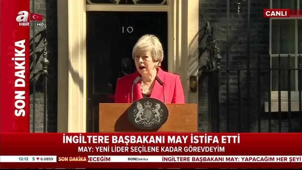 İngiltere Başbakanı Theresa May istifa etti