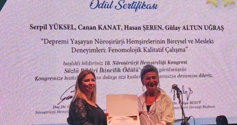 Mersin Üniversitesi Öğretim elemanlarına ’Sözlü Bildiri İkincilik’ ödülü