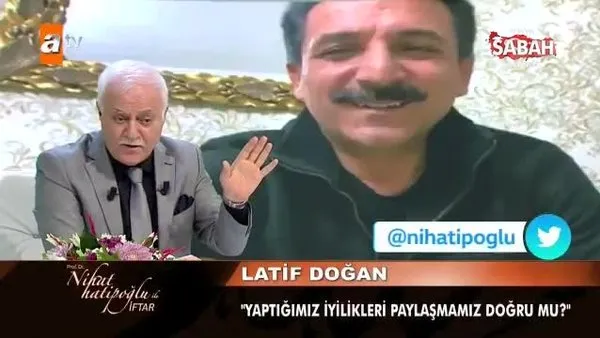 Latif Doğan'dan Nihat Hatipoğlu'na 