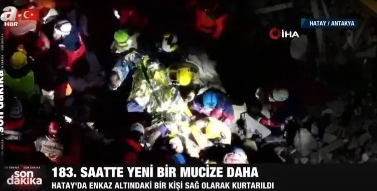 Son dakika haberi: Deprem bölgelerinde büyük mucize: Depremin 185. saatinde Ayça sağ kurtarıldı!