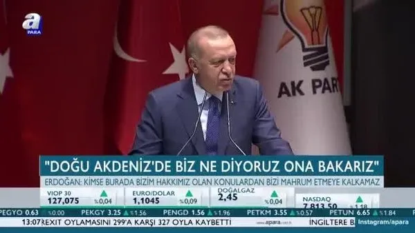 Başkan Erdoğan'dan Doğu Akdeniz mesajı