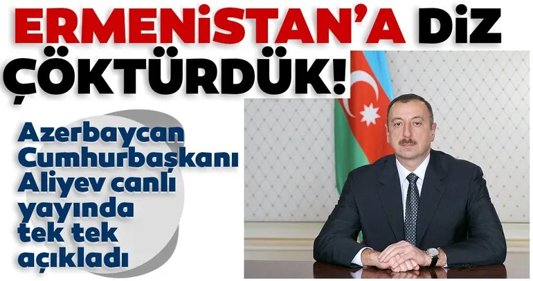 Aliyev’den son dakika açıklaması! O bölgeler işgalden kurtarıldı! Azerbaycan Ermenistan geriliminde son durum...