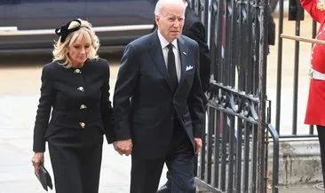 Kraliçe Elizabeth’in cenazesinde olay! Trump Biden’ı topa tuttu