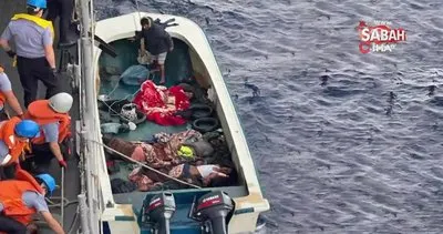 TCG GÖKÇEADA fırkateyni, Libya açıklarında Bangladeşli göçmenleri kurtardı | Video