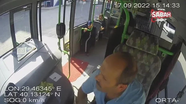 Otobüs şoförü fenalaşan yolcusu için saniyelerle yarıştı | Video