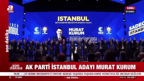 AK Parti'nin İBB adayı Murat Kurum oldu | Video
