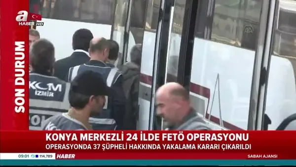 24 ilde FETÖ operasyonu: 37 gözaltı | Video