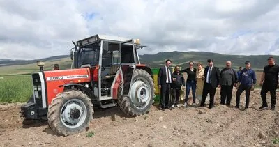 Erzurum’da mor patates toprakla buluştu