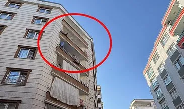 Minik kız evin 5’inci kattaki evinin balkonundan otomobilin üzerine düştü: Korkunç anlar kamerada! #siirt