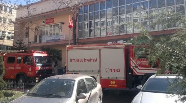 Kadıköy adliyesinde yangın