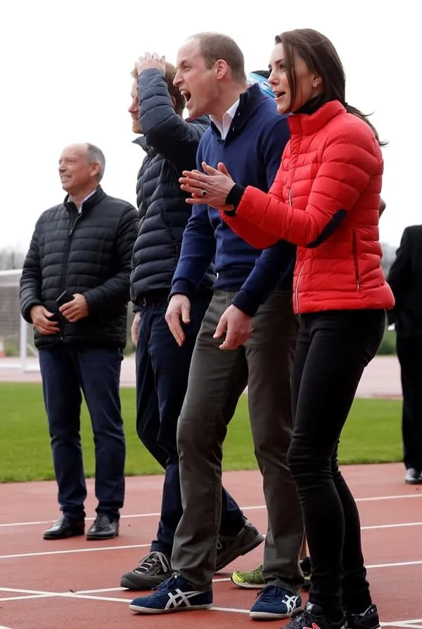 İngiliz Kraliyet Ailesi’nden 100 metre yarışı