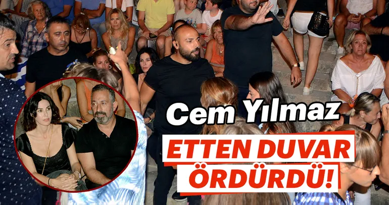 Cem Yılmaz etten duvar ördürdü!