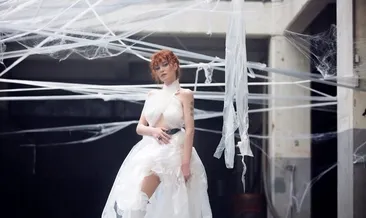 Poşetten elbise kağıttan çizme