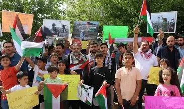 Steinmeier’e Gazze protestosu