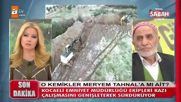 Tuncer Ustael�in işaret ettiği yerdeki kemikler kimin? videosunu izle