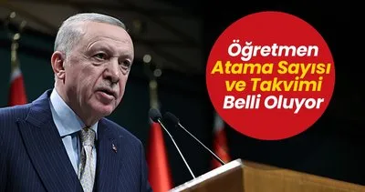 KABİNE TOPLANTISI SON DAKİKA: Öğretmen atama takvimi ve branş dağılımı açıklanacak! Başkan Erdoğan duyuracak!