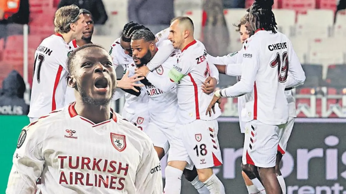 Samsunspor tarih yazıyor