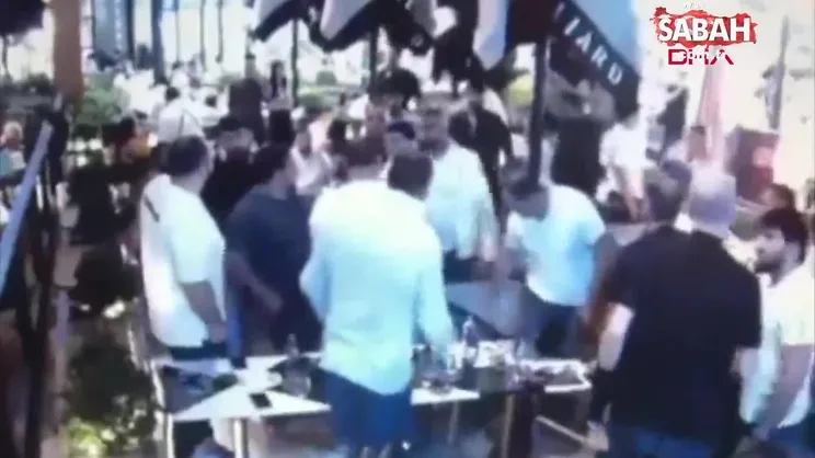 Sarıyer'de silahlı kavga kamerada | Video