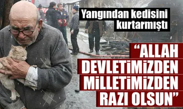 Evi yanan Ali dedenin tedavisi sürüyor