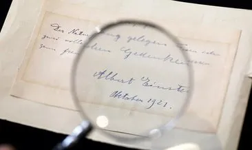 Einstein’ın öğrencisine yazdığı mektup 6100 dolara satıldı