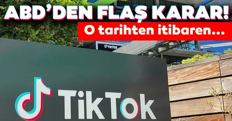 ABD’den son dakika TikTok ve WeChat kararı! O tarihten itibaren...