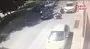 Beyoğlu’nda motosikletlinin metrelerce sürüklendiği kaza kamerada | Video