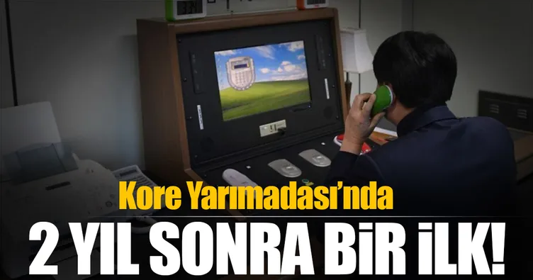 Kore Yarımadası’nda 2 yıl sonra bir ilk!