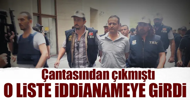 Çantadan çıkan darbe rehberi iddianamede