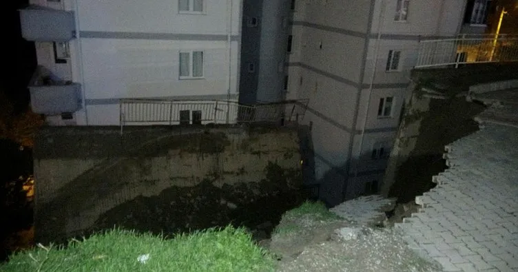 Son dakika: İzmir Narlıdere’de istinat duvarı çöktü! 88 daire boşaltıldı