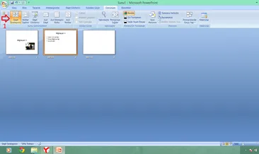 Powerpoint’te slayt nasıl yapılır?