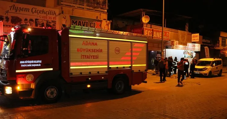 Adana’da eczane kundaklandı