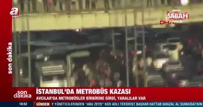 Son dakika: İstanbul Avcılar’da iki metrobüs kafa kafaya çarpıştı! Ağır yaralılar var | Video