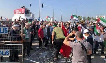 İncirlik Üssü’nde İsrail protesto edildi