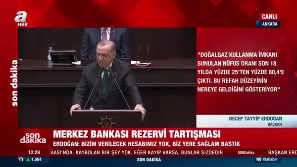 Cumhurbaşkanı Erdoğan'dan AK Parti Grup Toplantısı'nda o görüntüleri paylaştı | Video