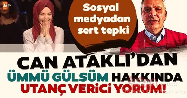 Can Ataklı'nın Ümmü Gülsüm ile ilgili çirkin yorumlarına tepki yağıyor