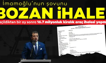 Ekrem İmamoğlu’nun şovunu bozan ihale!