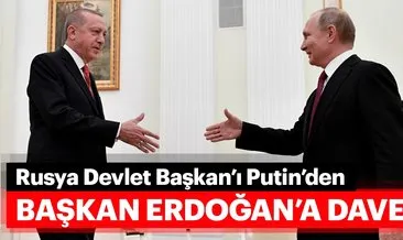 Rusya Devlet Başkanı Putin Cumhurbaşkanı Erdoğan’ı Kırım’daki camii açılışına davet etti