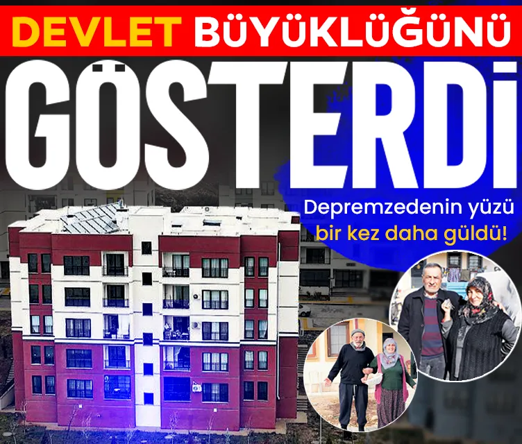 Devlet büyüklüğünü gösterdi