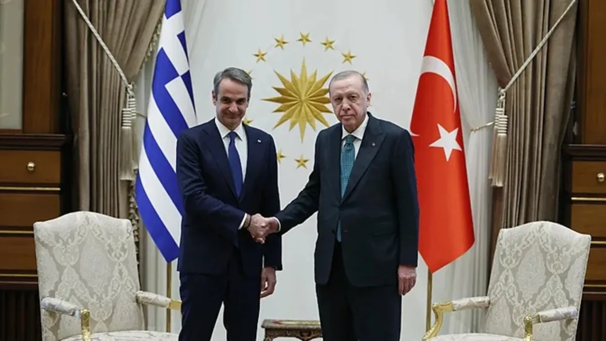 Başkan Erdoğan, Yunanistan Başkanı Miçotakis ile ortak basın toplantısında konuşuyor Başkan Erdoğan, Yunanistan Başkanı Miçotakis ile ortak basın toplantısında konuşuyor