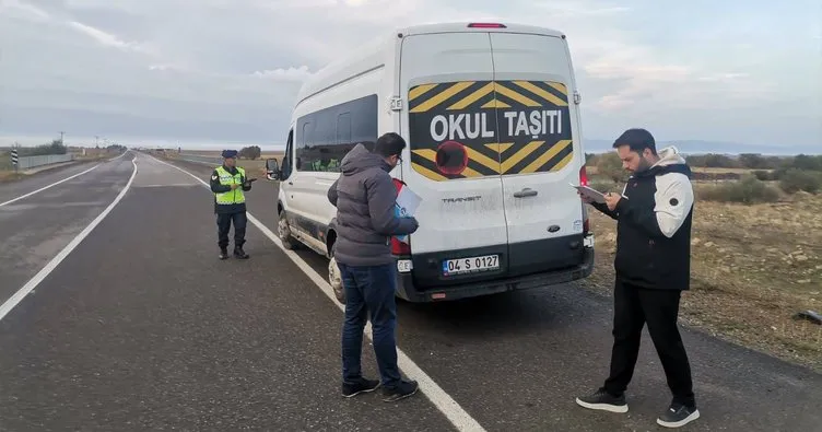 Ağrı’da 125 okul servisi denetlendi: 16 sürücüye ceza, 3 araç trafikten men