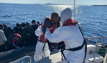 Yunanistan’ın Türk kara sularına ittiği mülteciler kurtarıldı